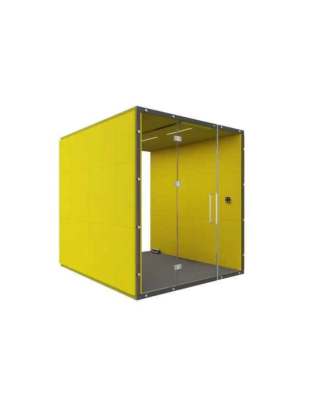 Modular four-person office pod that scales without construction