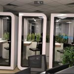Office booths for confidential calls and negotiations Silentbox.